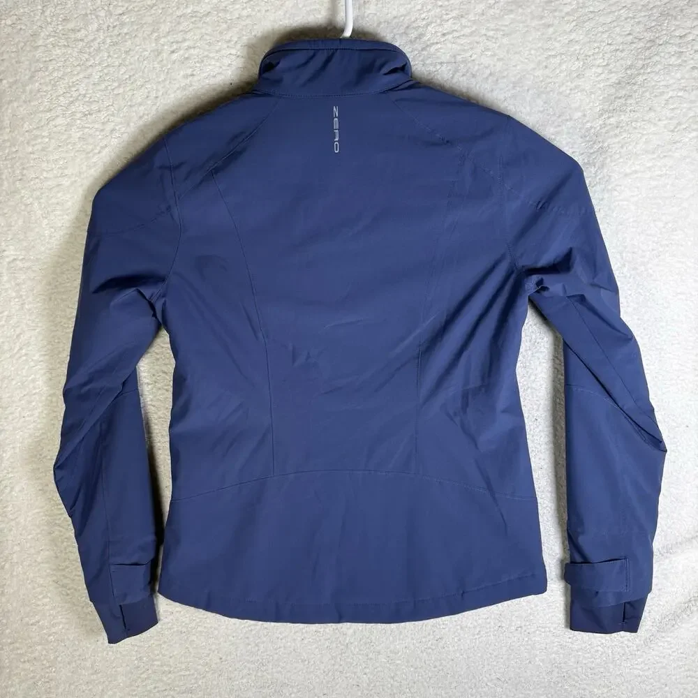 Zero Restriction Abbey Jacket Womens Small Blue Waterproof Waffle Lined Fleece